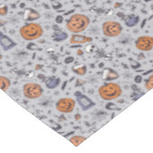 Vintages Halloween-Skelett und Potions-Muster Tischdecke (Schrägansicht)