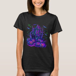 Vintages Halloween Soky Scene Retro Pumpkin Y Seas T-Shirt