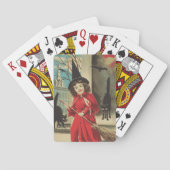 Vintages Halloween Spielkarten (Rückseite)