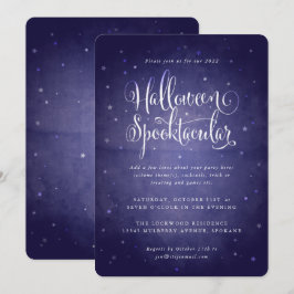 Vintages Halloween Spooktacular Party Einladung