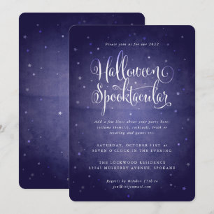 Vintages Halloween Spooktacular Party Einladung