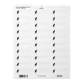 Vintages Halloween, spöttische Jugendstil-Schwarzk