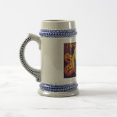Vintages Halloween Stein Bierglas (Links)