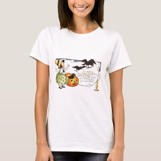 Vintages Halloween T-Shirt (Vorderseite)