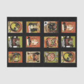 Vintages Halloween-Tissue Seidenpapier (Vorderseite)