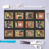Vintages Halloween-Tissue Seidenpapier (Handwerk)