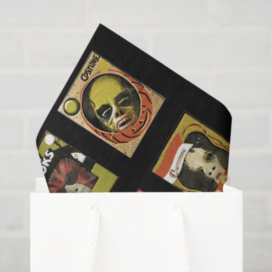 Vintages Halloween-Tissue Seidenpapier (Geschenktüte)
