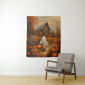Vintages Halloween-Trick-oder-Treating-Ghost Wandteppich (Beispiel)