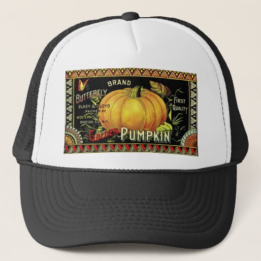 Vintages Halloween Truckerkappe (Vorderseite)