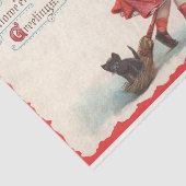 Vintages Halloween Viktorianisch Edwardian Decoupa Seidenpapier (Ausschnitt)