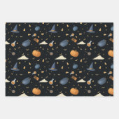 Vintages Halloween Wrapping Paper-Set Geschenkpapier Set (Vorderseite)