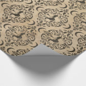 Vintages Halloween-WRAPPINGPAPIER Geschenkpapier (Ecke)