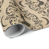 Vintages Halloween-WRAPPINGPAPIER Geschenkpapier (Rolleneckpunkt)