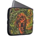 Vintages Halloween Zombies, Grafitti Street Art Laptopschutzhülle (Vorne Rechts)