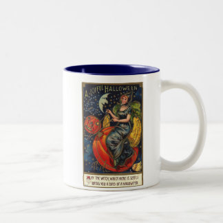 Vintages Halloween Zweifarbige Tasse