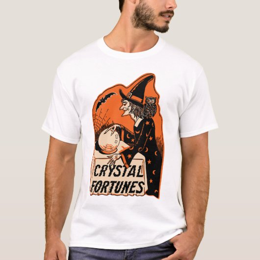 Vintages Halloweenkristallvermögens-Shirt T-Shirt (Vorderseite)