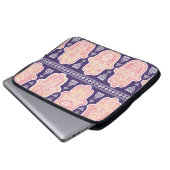 Vintages Hammersymbol in indischer Hand Laptopschutzhülle (Vorne Knopf)
