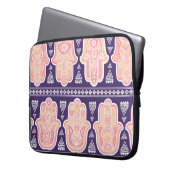 Vintages Hammersymbol in indischer Hand Laptopschutzhülle (Vorderseite Links)