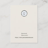 Vintages handgefertigtes Papier - Netzklasseanzeig Telefonnummerkarte (Rückseite)