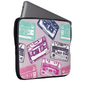 Vintages handgezeichnet nahtloses Muster mit alter Laptopschutzhülle (Vorne Rechts)