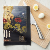 Vintages Handtuch Amalfis Italien (Viertel Falte)