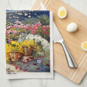 Vintages Handtuch von Sanremo Italien (Viertel Falte)