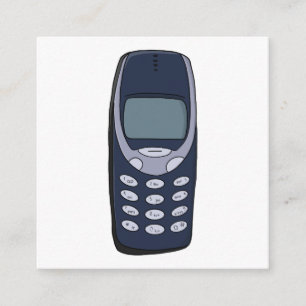 Vintages Handy Begleitkarte