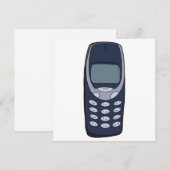 Vintages Handy Feiertagskarte (Vorne/Hinten)