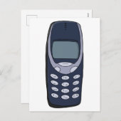 Vintages Handy Feiertagspostkarte (Vorne/Hinten)