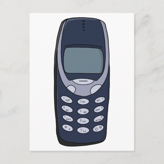 Vintages Handy Feiertagspostkarte (Vorderseite)