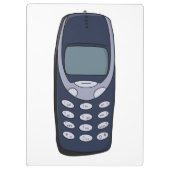 Vintages Handy Klemmbrett (Rückseite)