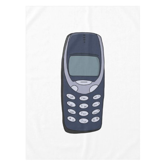 Vintages Handy Tischdecke (Vorderseite)