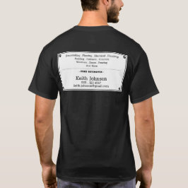 Vintages Handyman Construction Business Schwarz-we T-Shirt