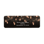 Vintages Hängen Glühbirnen Rustikale Hochzeit (Vorne)