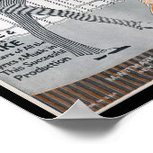 Vintages Harlem-Renaissance-Poster Poster (Ecke)