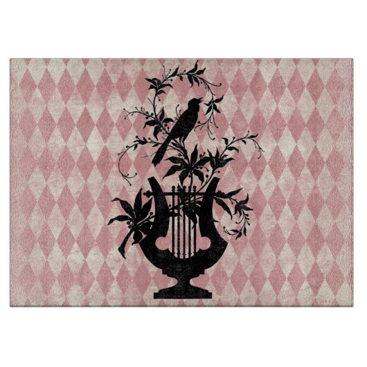 Vintages Harn- und Vogelzuchtboard Schneidebrett (Vorderseite)