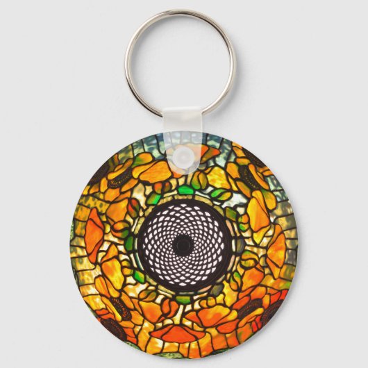 Vintages Hartglas Schlüsselanhänger (Vorderseite)