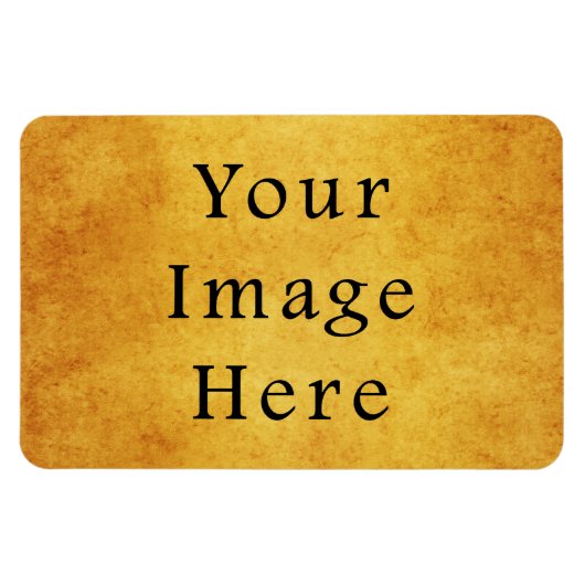 Vintages Harvest Gold Perchester Blank Magnet (Horizontal)