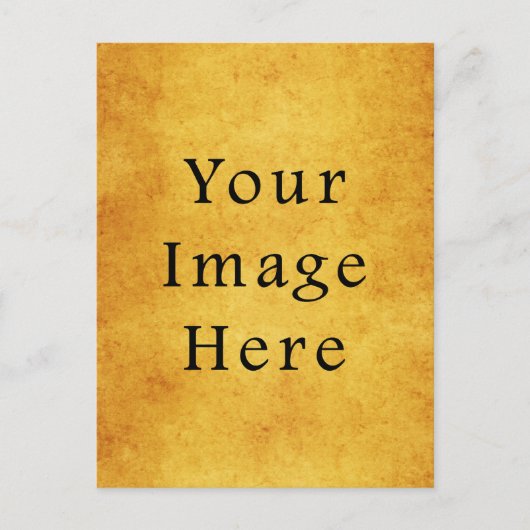 Vintages Harvest Gold Perchester Blank Postkarte (Vorderseite)