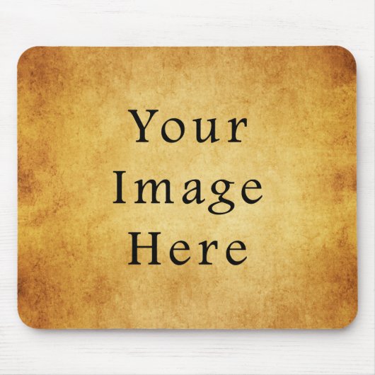 Vintages Harvest-Gold-Pergament-Papier Blank Mousepad (Vorne)