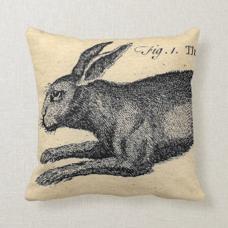 Vintages Hase-Kaninchen-Kissen Kissen