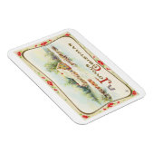 Vintages Haus Flexible Foto Magnet (Rechte Seite)