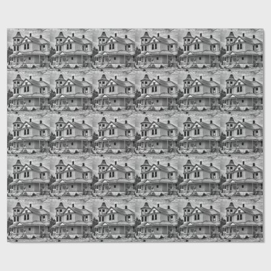 VINTAGES HAUS GESCHENKPAPIER (Flach)