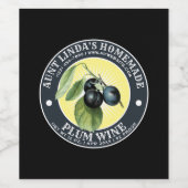 Vintages, hausgemachtes Weinetikett (Einzelnes Label)