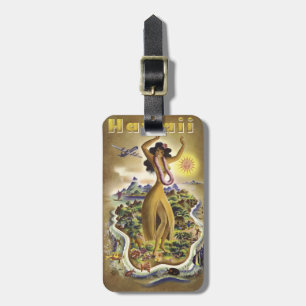 Vintages Hawaii 2 Gepäckanhänger