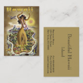 Vintages Hawaii 2 Visitenkarte (Vorne/Hinten)