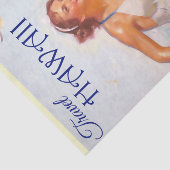 Vintages Hawaii-Reisetapier Seidenpapier (Ausschnitt)