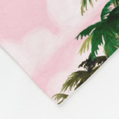 Vintages hawaiianisches Barktuch-Design der tropis Fleecedecke (Ecke)