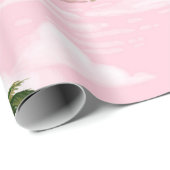 Vintages hawaiianisches Barktuch-Design der tropis Geschenkpapier (Rolleneckpunkt)