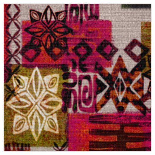 Vintages hawaiianisches Barktuch Stoff (Muster)